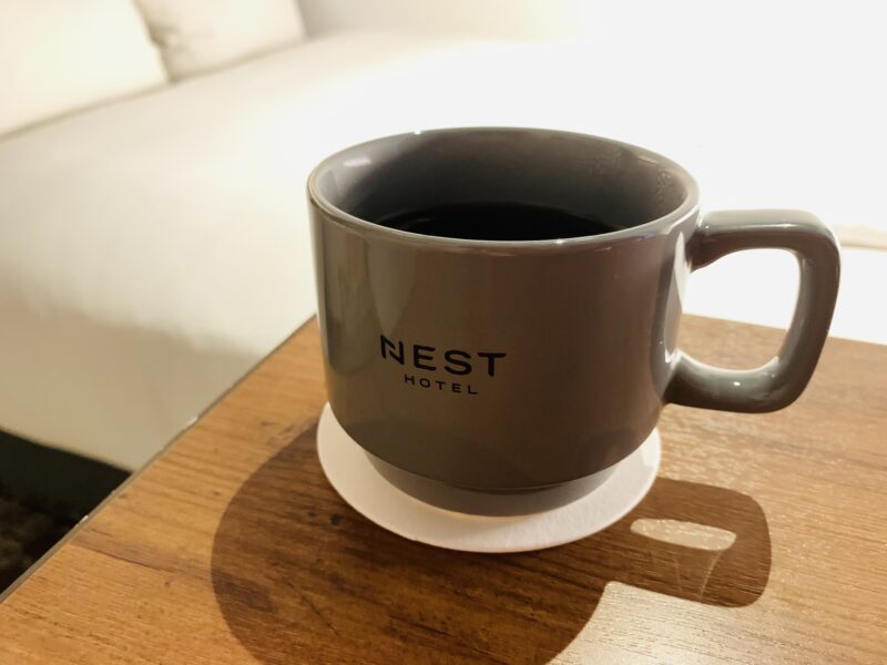 ネストホテル大阪梅田のコーヒーカップ