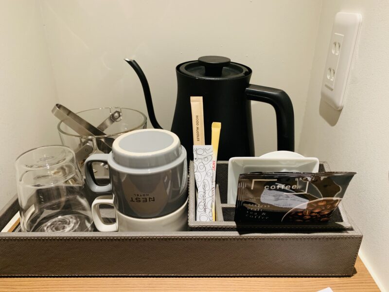 ネストホテル大阪梅田のコーヒーセット